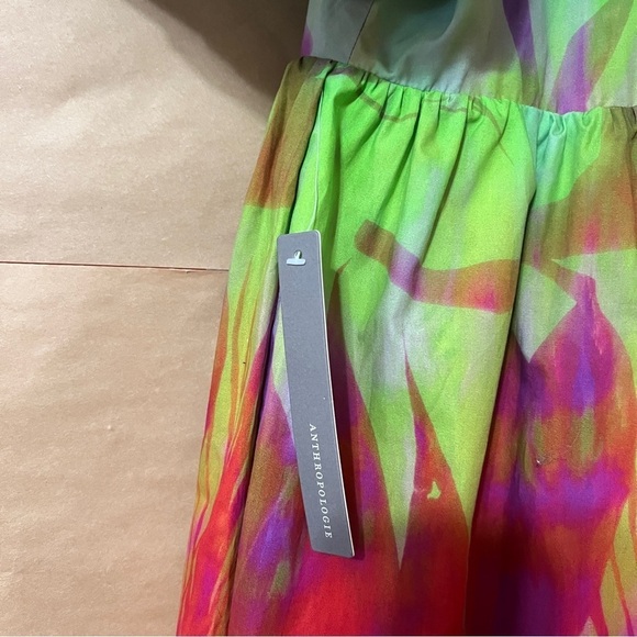 Anthropologie NWT Plenty by Tracy Reese Puff Sleeve Surplice Mini Dress Size XL - Picture 11 of 13